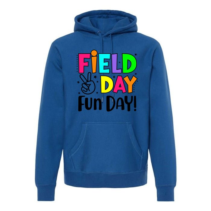 Cute Field Day Fun Day For Teacher Field Day 2024 Cool Gift Premium Hoodie