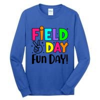 Cute Field Day Fun Day For Teacher Field Day 2024 Cool Gift Tall Long Sleeve T-Shirt