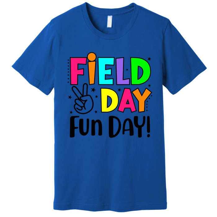 Cute Field Day Fun Day For Teacher Field Day 2024 Cool Gift Premium T-Shirt