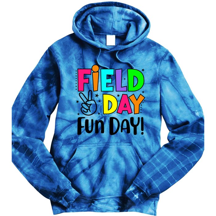 Cute Field Day Fun Day For Teacher Field Day 2024 Cool Gift Tie Dye Hoodie