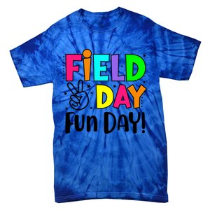 Cute Field Day Fun Day For Teacher Field Day 2024 Cool Gift Tie-Dye T-Shirt