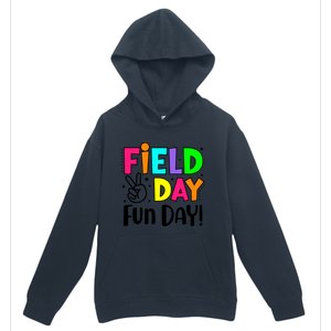 Cute Field Day Fun Day For Teacher Field Day 2024 Cool Gift Urban Pullover Hoodie