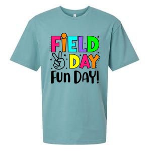 Cute Field Day Fun Day For Teacher Field Day 2024 Cool Gift Sueded Cloud Jersey T-Shirt