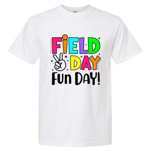 Cute Field Day Fun Day For Teacher Field Day 2024 Cool Gift Garment-Dyed Heavyweight T-Shirt