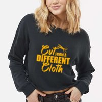 Cut From Different Cloth Cool Krumping Hip Hop Dancer Gift Cropped Pullover Crew