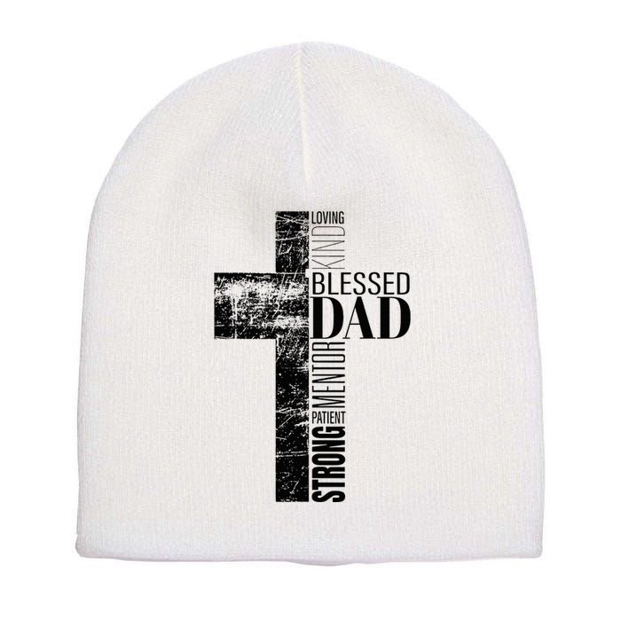 Christian Fathers Day Gifts Religious Blessed Dad Cross Short Acrylic Beanie