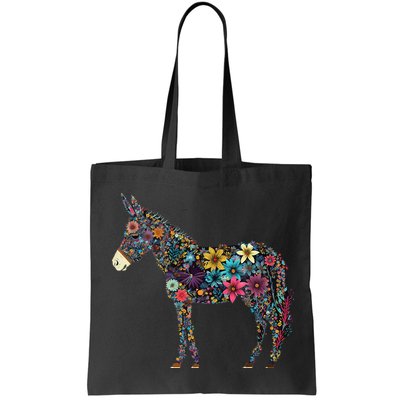 Cute Flower Donkey On Summer Floral Donkey Bag