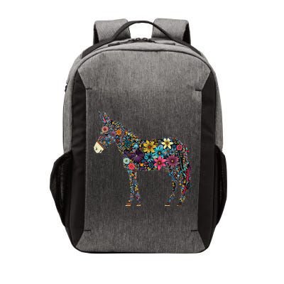 Cute Flower Donkey On Summer Floral Donkey Vector Backpack