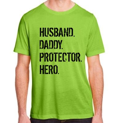 Cool Father Dad Husband Daddy Protector Hero Funny Gift Adult ChromaSoft Performance T-Shirt