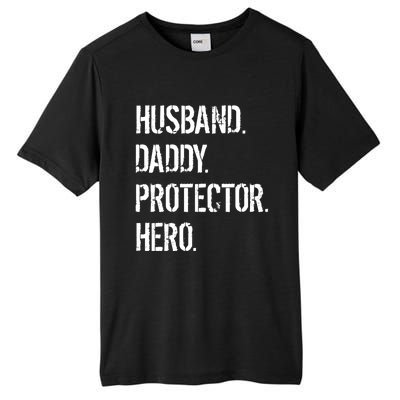 Cool Father Dad Husband Daddy Protector Hero Funny Gift Tall Fusion ChromaSoft Performance T-Shirt