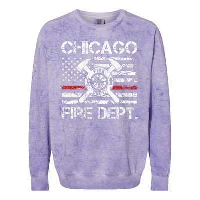 Custom Fire Department Thin Red Line Flag Personalize City Or State Colorblast Crewneck Sweatshirt