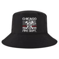 Custom Fire Department Thin Red Line Flag Personalize City Or State Cool Comfort Performance Bucket Hat