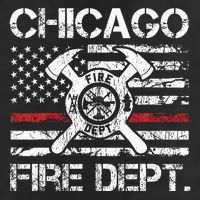Custom Fire Department Thin Red Line Flag Personalize City Or State Garment-Dyed Fleece Hoodie