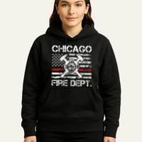 Custom Fire Department Thin Red Line Flag Personalize City Or State Hoodie