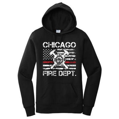 Custom Fire Department Thin Red Line Flag Personalize City Or State Women's Pullover Hoodie