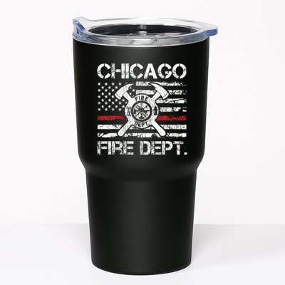 Custom Fire Department Thin Red Line Flag Personalize City Or State Tumbler
