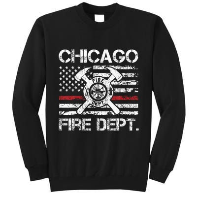 Custom Fire Department Thin Red Line Flag Personalize City Or State Tall Sweatshirt