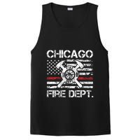Custom Fire Department Thin Red Line Flag Personalize City Or State PosiCharge Competitor Tank