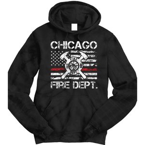 Custom Fire Department Thin Red Line Flag Personalize City Or State Tie Dye Hoodie