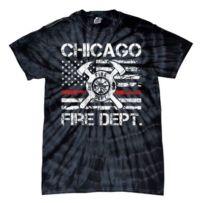 Custom Fire Department Thin Red Line Flag Personalize City Or State Tie-Dye T-Shirt