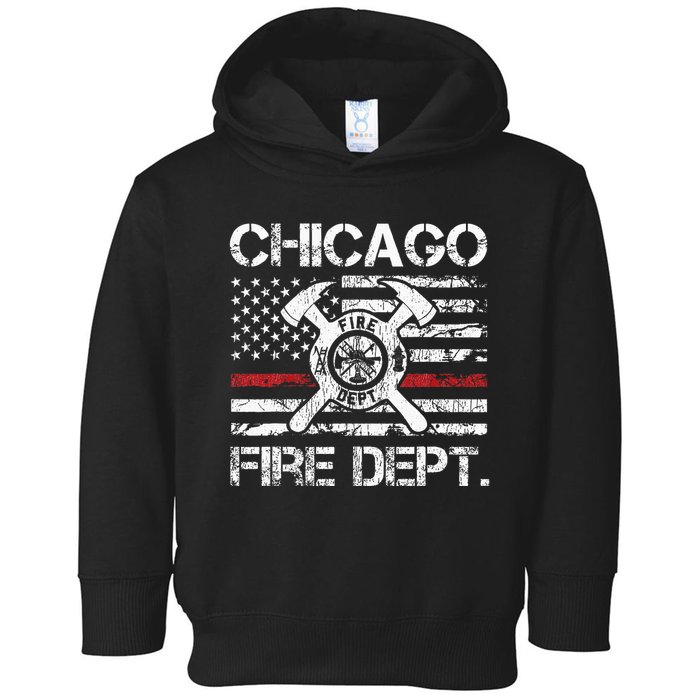 Custom Fire Department Thin Red Line Flag Personalize City Or State Toddler Hoodie