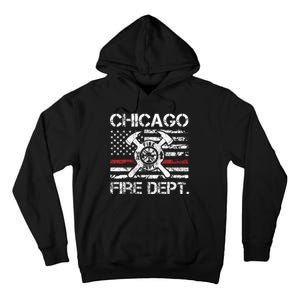 Custom Fire Department Thin Red Line Flag Personalize City Or State Tall Hoodie