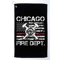Custom Fire Department Thin Red Line Flag Personalize City Or State Golf Towel
