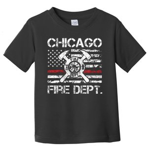 Custom Fire Department Thin Red Line Flag Personalize City Or State Toddler T-Shirt