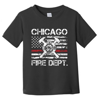Custom Fire Department Thin Red Line Flag Personalize City Or State Toddler T-Shirt