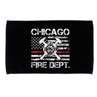 Custom Fire Department Thin Red Line Flag Personalize City Or State Microfiber Hand Towel