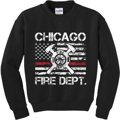 Custom Fire Department Thin Red Line Flag Personalize City Or State Kids Sweatshirt