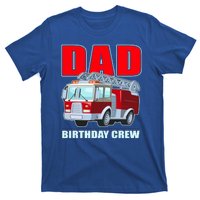 Cute Funny Dad Birthday Crew Firetruck T-Shirt