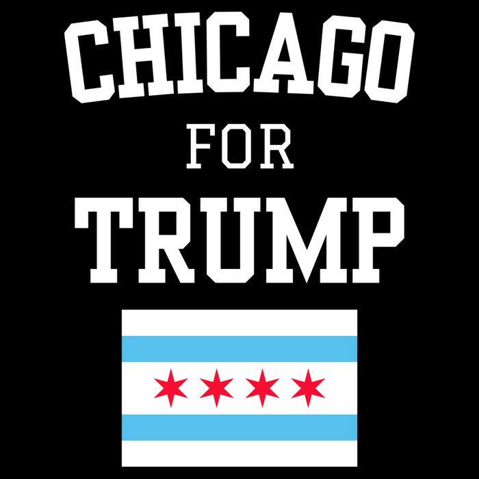 Chicago For Donald Trump 2024 Flag Cooling Performance Crew T-Shirt