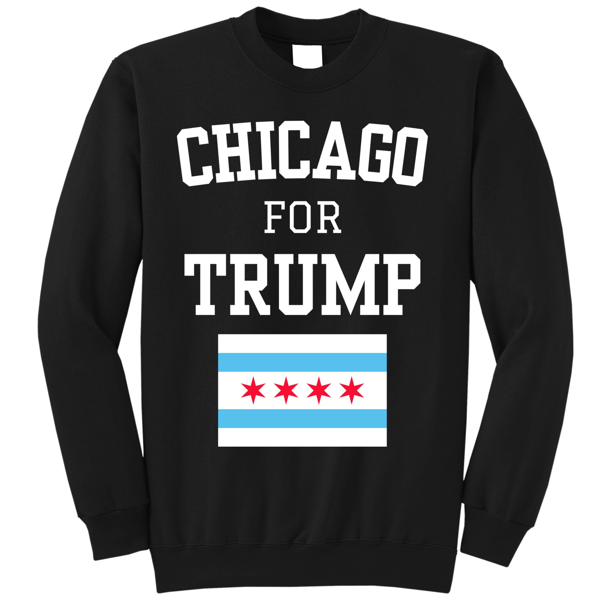 Chicago For Donald Trump 2024 Flag Sweatshirt