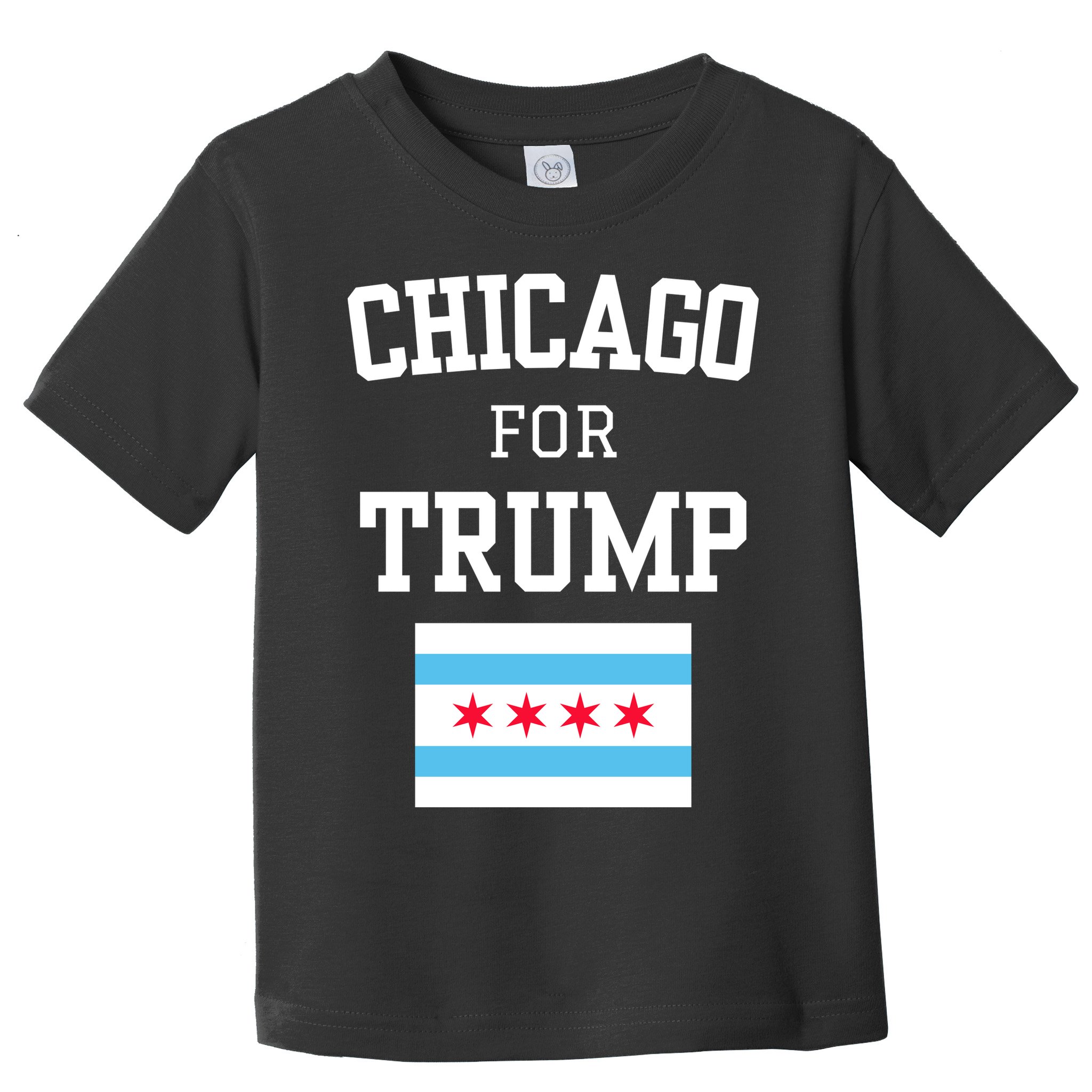 Chicago For Donald Trump 2024 Flag Toddler T-Shirt