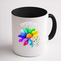 Color Flower Different Not Less Autism Awareness Month Mug