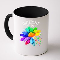 Color Flower Different Not Less Autism Awareness Month Mug