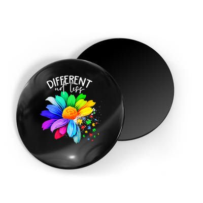Color Flower Different Not Less Autism Awareness Month Magnet