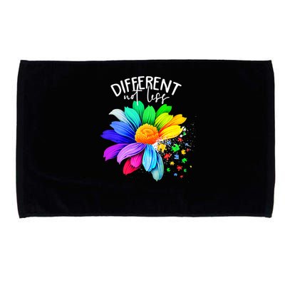 Color Flower Different Not Less Autism Awareness Month Microfiber Hand Towel