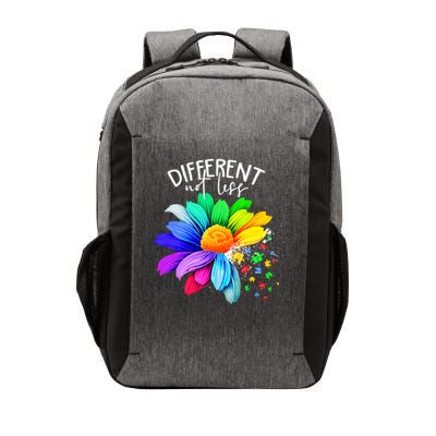 Color Flower Different Not Less Autism Awareness Month Vector Backpack