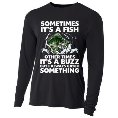 Cool Fishing Design Fishing Rod Fish Fisherman Cooling Performance Long Sleeve Crew