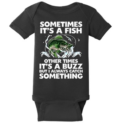 Cool Fishing Design Fishing Rod Fish Fisherman Baby Bodysuit