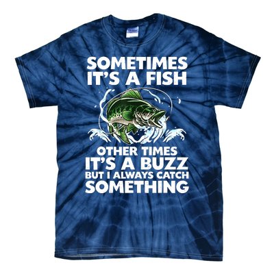 Cool Fishing Design Fishing Rod Fish Fisherman Tie-Dye T-Shirt