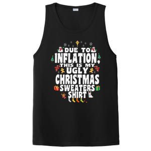 Christmas Funny Due To Inflation This Is My Ugly Funny PosiCharge Competitor Tank