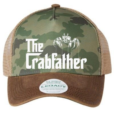 Crab Fishing Dad The Crabfather Legacy Tie Dye Trucker Hat
