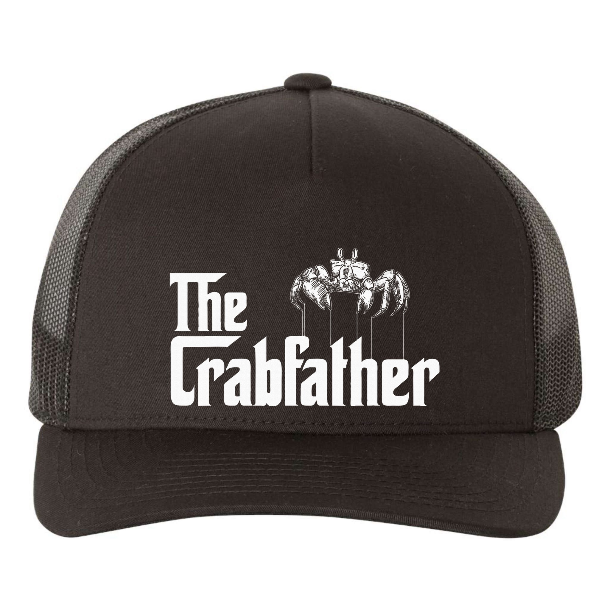 Crab Fishing Dad The Crabfather Yupoong Adult 5-Panel Trucker Hat