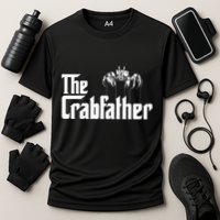Crab Fishing Dad The Crabfather Cooling Performance Crew T-Shirt