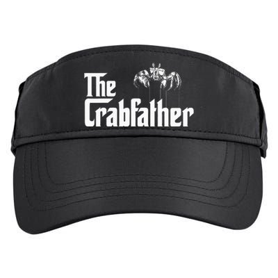 Crab Fishing Dad The Crabfather Adult Drive Performance Visor