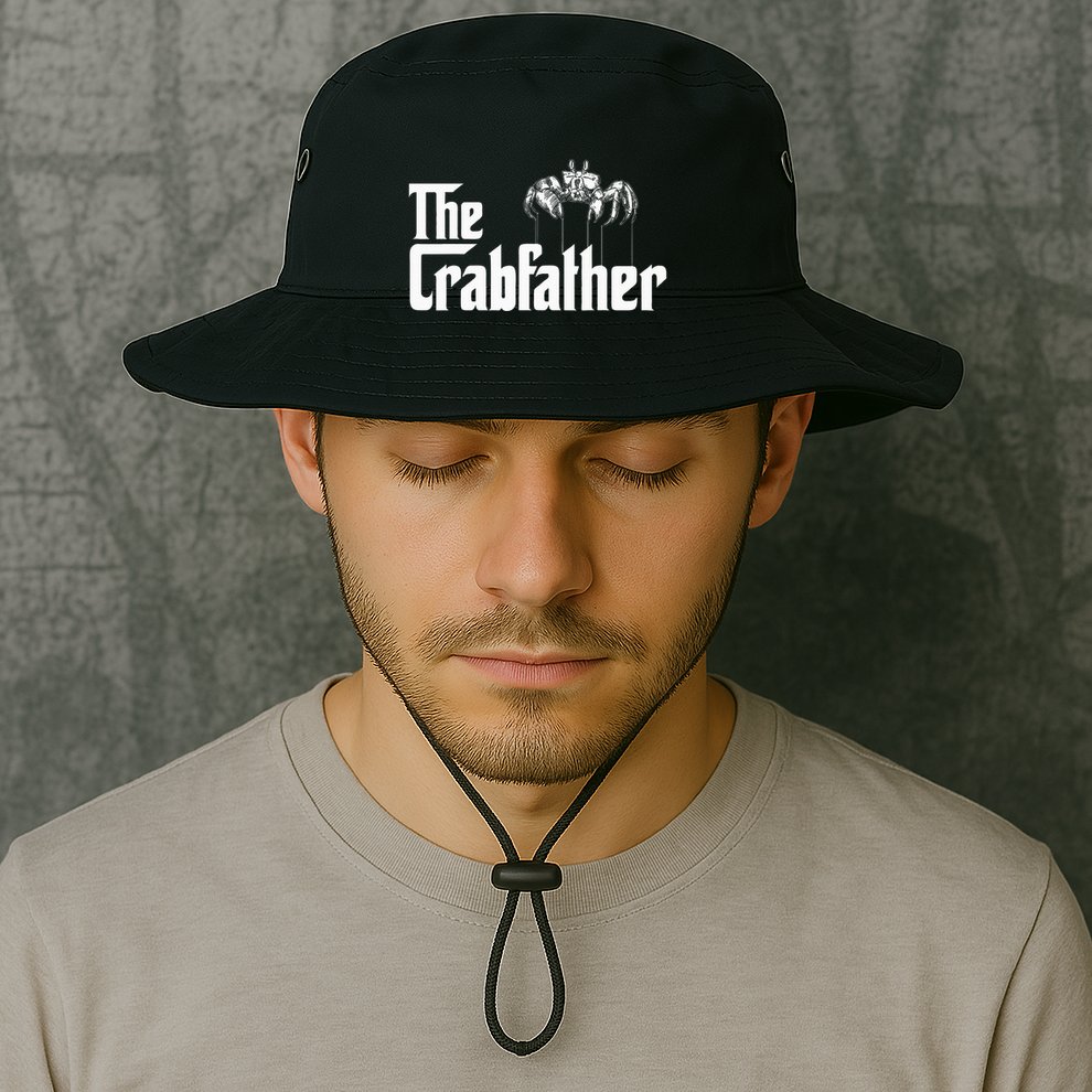 Crab Fishing Dad The Crabfather Bucket Hat