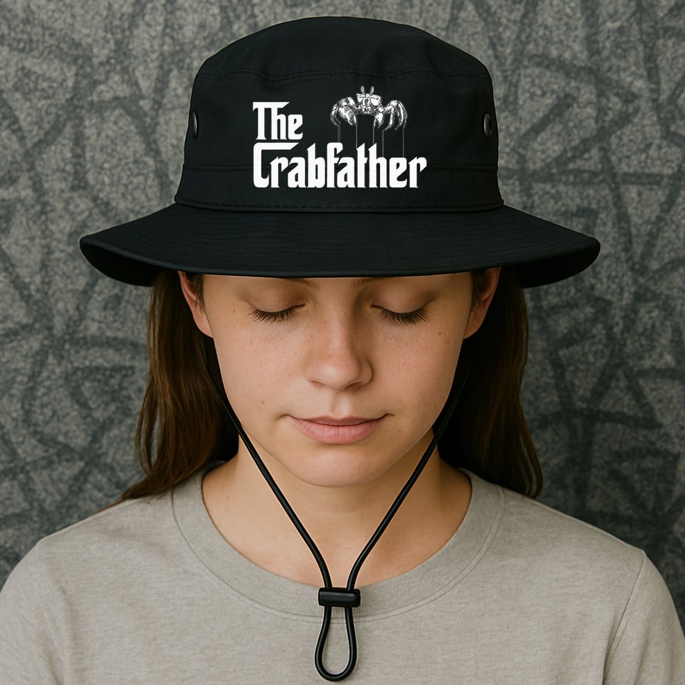 Crab Fishing Dad The Crabfather Bucket Hat